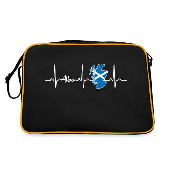 Scotland Alba Scottish Heartbeat - Retro Bag - black/gold - Back