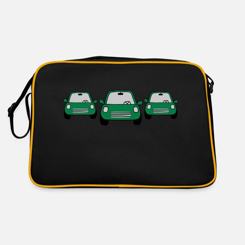 3 Cars Comic Retro Bag