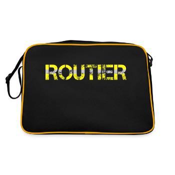 Routier Gillet jaune - Sac Retro - noir/or - Dos
