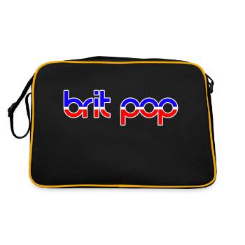 BRIT POP - Sac Retro - noir/or - Dos