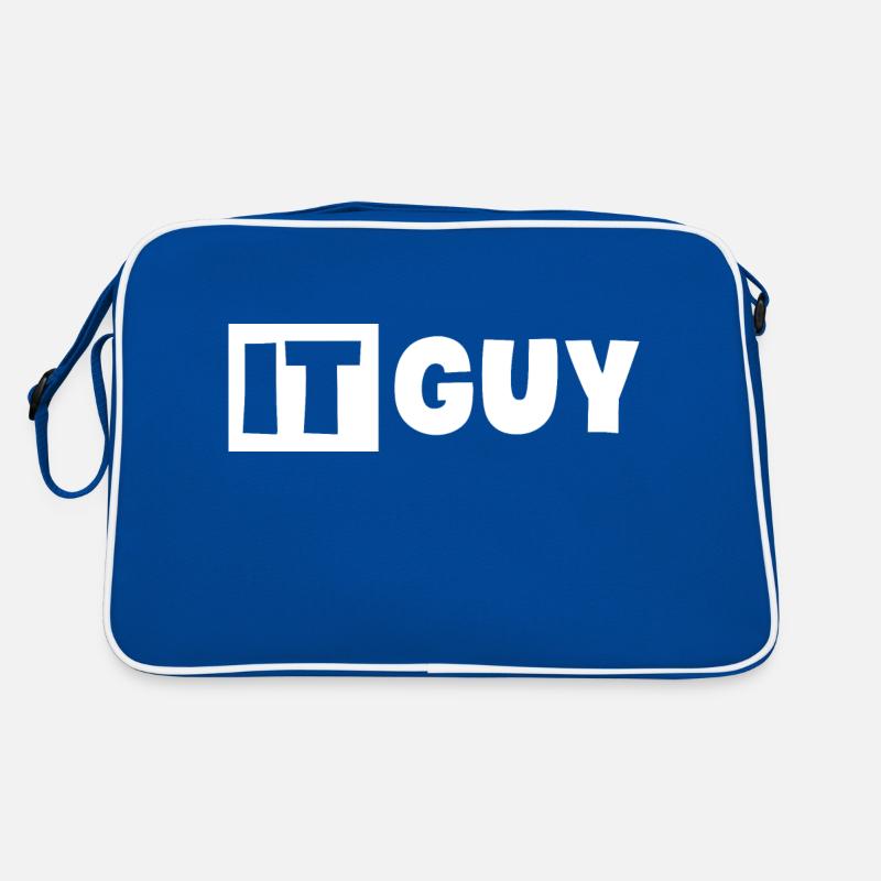 IT Guy Funny Information Technology Tech Desktop Retro Bag