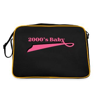 Année 2000 baby - Sac Retro - noir/or - Dos