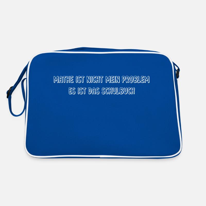 Mathe ist nicht mein Problem Retro Tasche