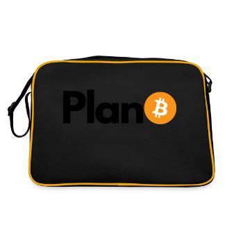 Crypto Plan BITCOIN 1 BTC - Retro Bag - black/gold - Back