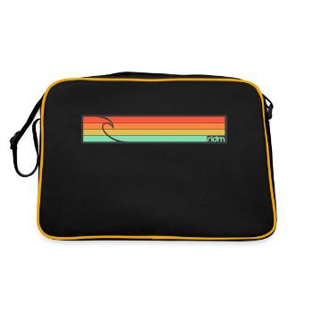 Bandes de surf RIDM - Sac Retro - noir/or - Dos