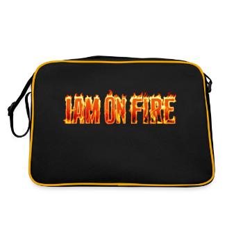 Fiery winner! - Retro Bag - black/gold - Back