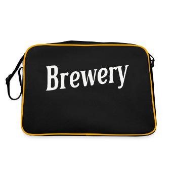 BRASSERIE - Sac Retro - noir/or - Dos