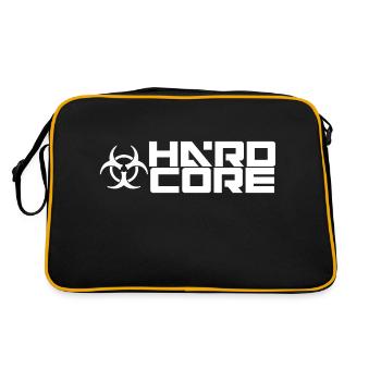 hard-core5 - Retro Tasche - Schwarz/Gold - Hinten