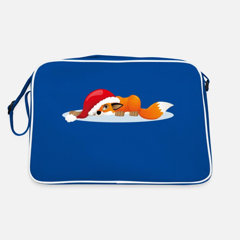 Weihnachtsfuchs Retro Tasche