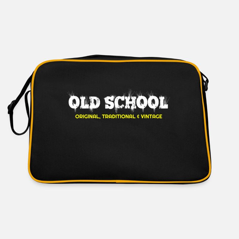 old school, I am old school, old school t shirts, Retro Bag