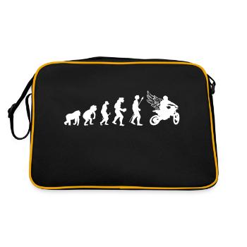 évolution motard - Sac Retro - noir/or - Dos