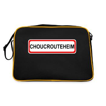 Choucrouteheim - Sac Retro - noir/or - Dos
