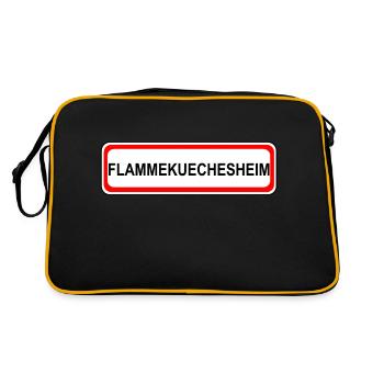 Flammekuechesheim - Sac Retro - noir/or - Dos