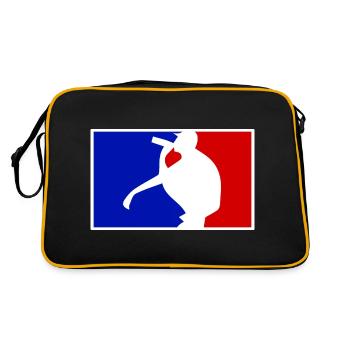 Säuferliga Basketball Style - Retro Bag - black/gold - Back