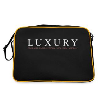 LUXURY DIRECT - Retro Bag - black/gold - Back