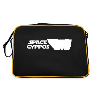 Space Gyppos - Spacezigos - Police blanche - Sac Retro - noir/or - Dos