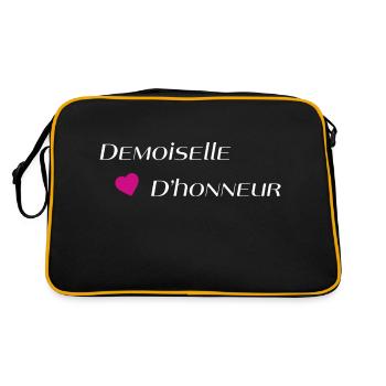 Demoiselle d'honneur - Sac Retro - noir/or - Dos