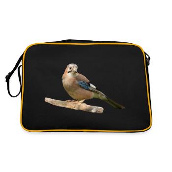Jay - Retro Bag - black/gold - Back