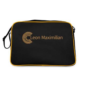 For Leon Maximilian - Retro Bag - black/gold - Back