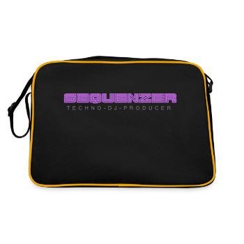 Sequencer Logo Brand - Retro Bag - black/gold - Back