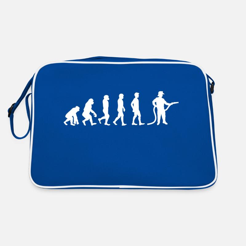 Evolution Feuerwehrmann weiß Retro Tasche