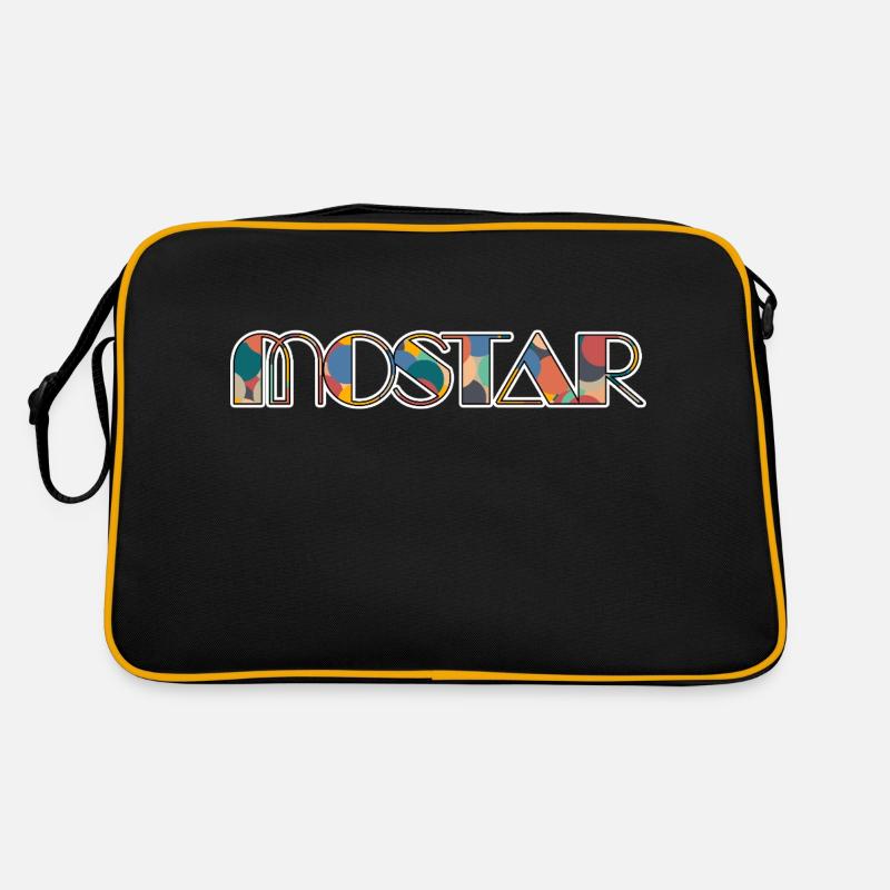 Mostar Retro Pop Typography Retro Bag