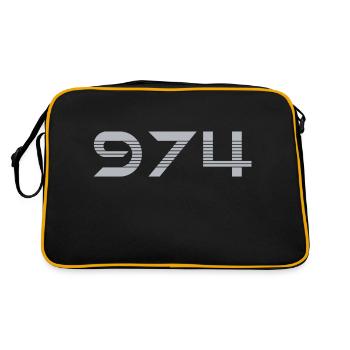 France l’île de la Réunion 974 - Sac Retro - noir/or - Dos