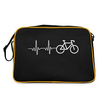 Heartbeat Bike Fahrrad - Retro Bag - black/gold - Back