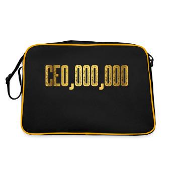 CEO 000000 Design pour un homme d’affaires CEO - Sac Retro - noir/or - Dos