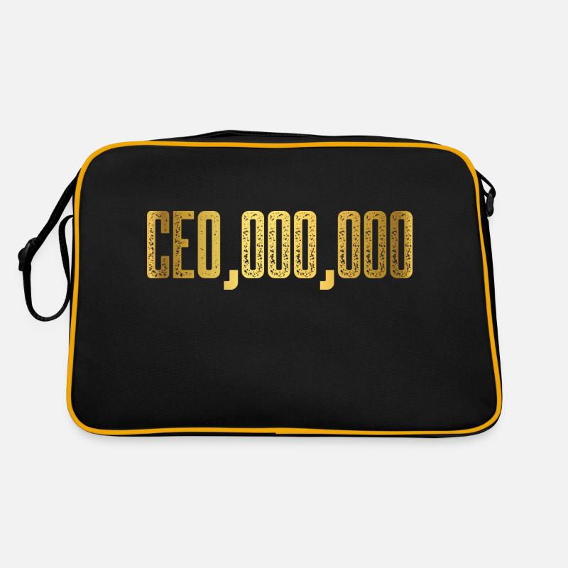 CEO 000000 Design pour un homme d’affaires CEO Sac Retro