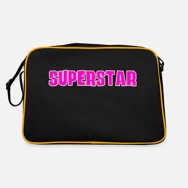 Superstar - Retro Tasche - Schwarz/Gold