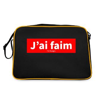 French - Retro Bag - black/gold - Back