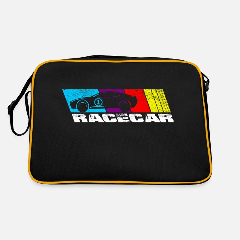 Race car Retro Tasche