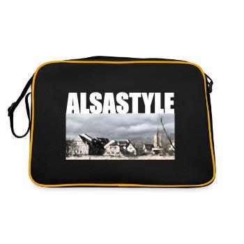 Alsastyle - Retro Bag - black/gold - Back