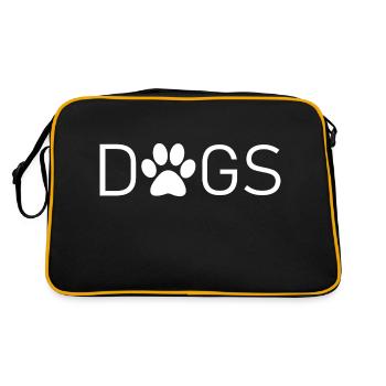 Canine - Retro Bag - black/gold - Back