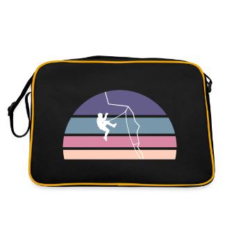 Falling into the void - Retro Bag - black/gold - Back