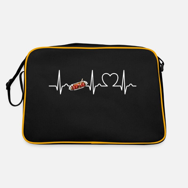 Heart Curve Currywurst - Restauration rapide - Cult Sac Retro