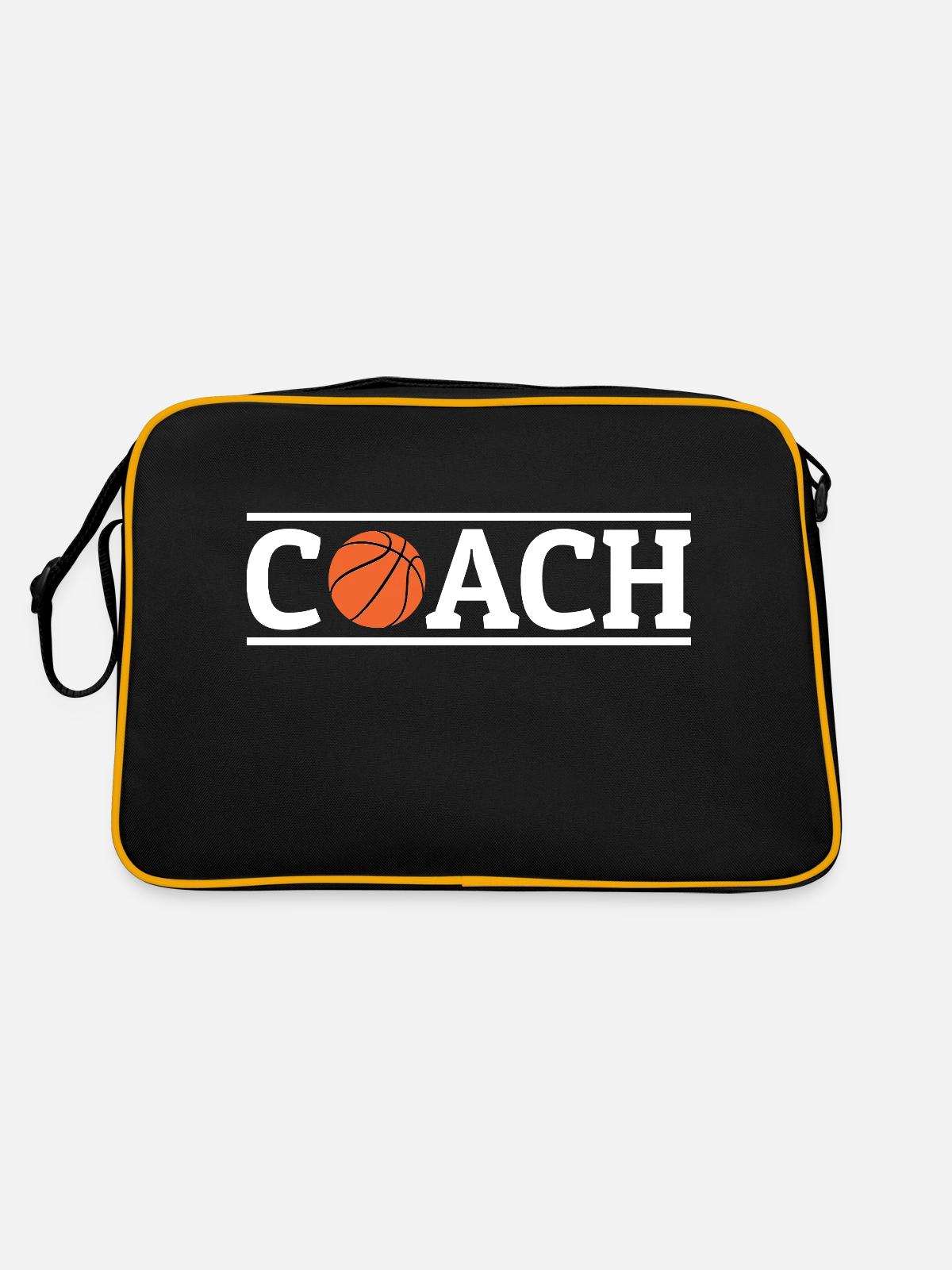 Basket-ball - Sac Retro - noir/or - Dos