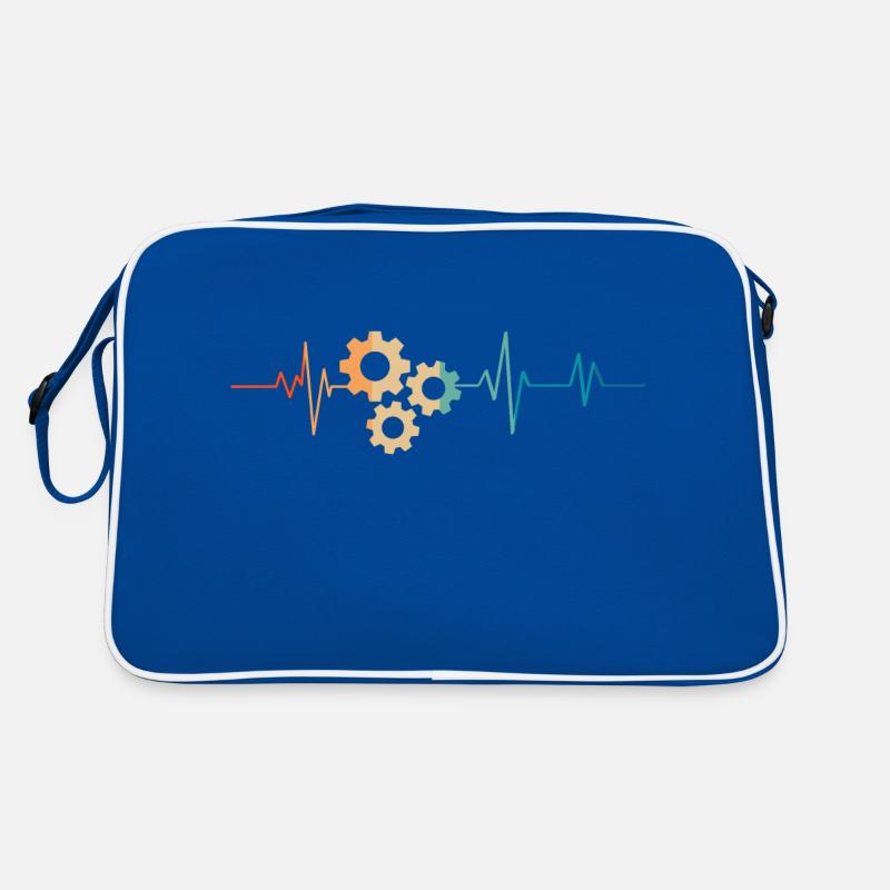Heartbeat Retro Cogs Retro Bag