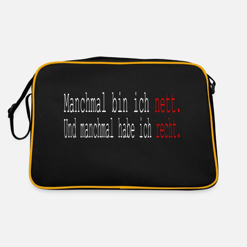 Sarkasmus Ironie Sarkastische Sprüche Retro Tasche