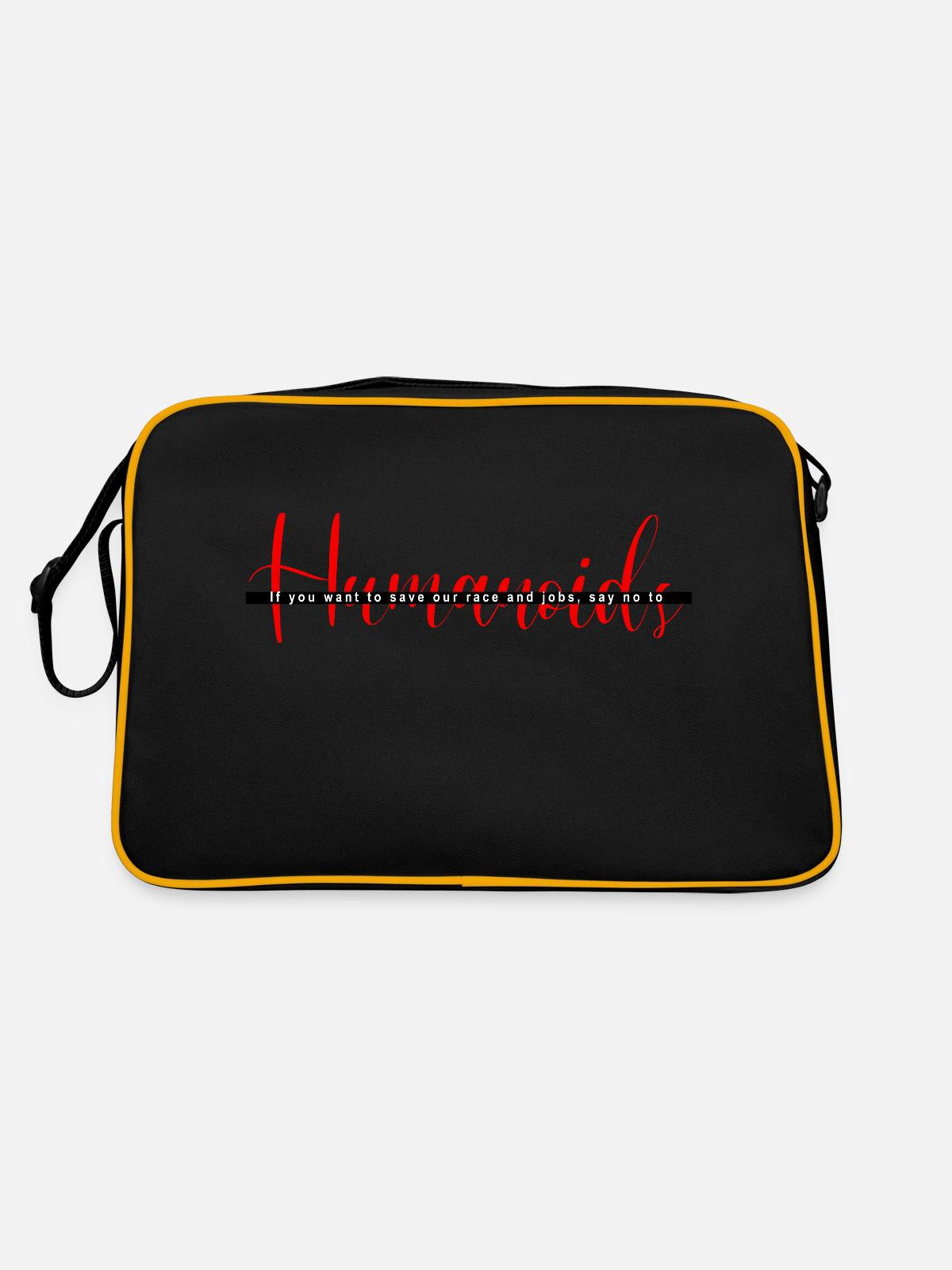Humanoid - Retro Bag - black/gold - Back