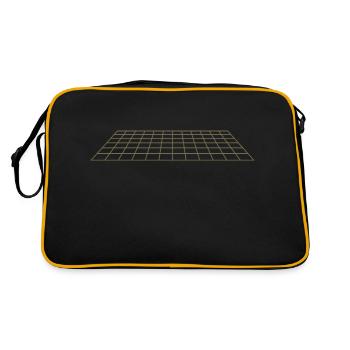 Perspective 3D Synthwave - Retro Bag - black/gold - Back