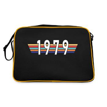 Année 1979 - Sac Retro - noir/or - Dos
