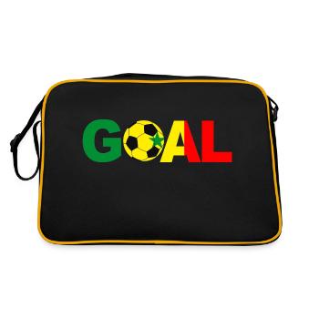 Football Senegal Goal - Retro Bag - black/gold - Back