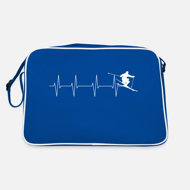 Heartbeat Skiing Retro Bag