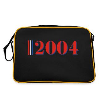 Année 2004 - Sac Retro - noir/or - Dos