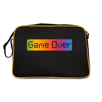 game over - Sac Retro - noir/or - Dos