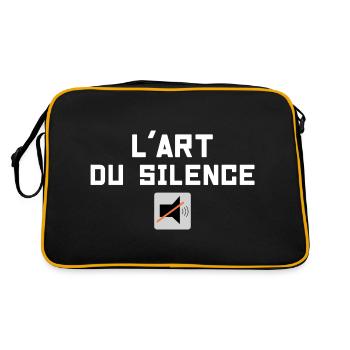 L'Art Du Silence - Sac Retro - noir/or - Dos