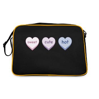 Doux mignon chaud - Sac Retro - noir/or - Dos