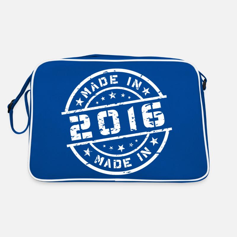 Année de naissance Anniversaire Né(e) en 2016 Sac Retro
